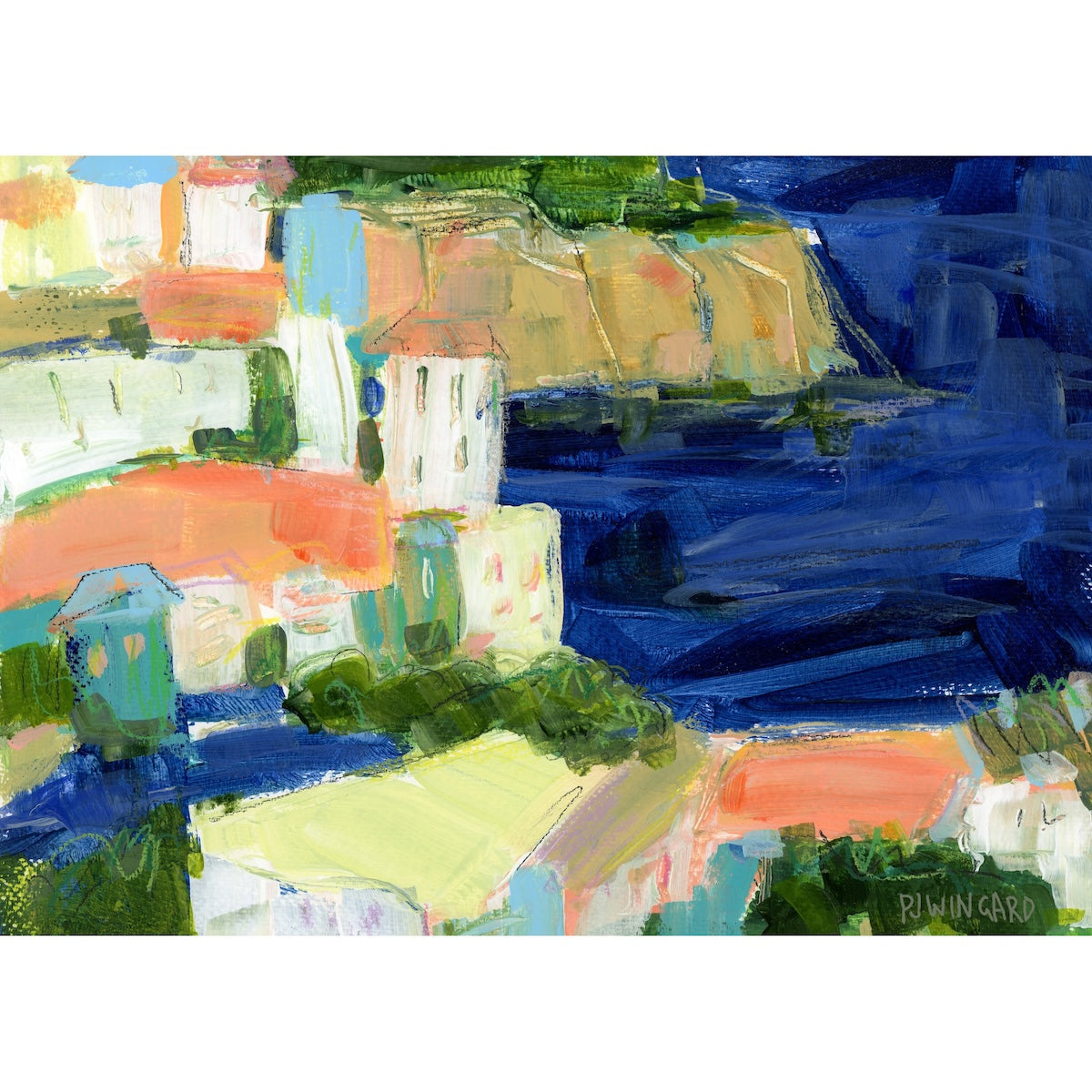 Abstract fine art giclée print by Pamela Wingard.