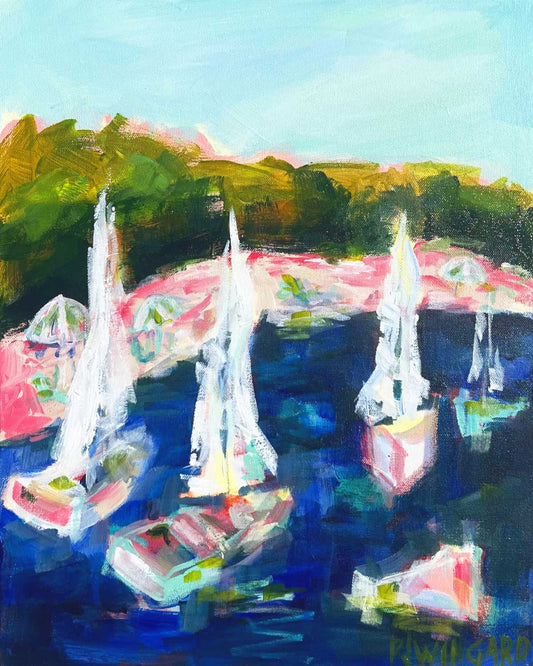 pamela wingard sailboat painting