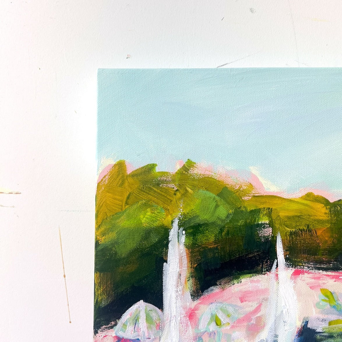 Adjust the Sail | Abstract Coastal Painting