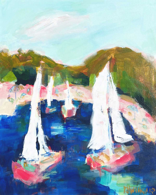 pamela wingard sailboat painting