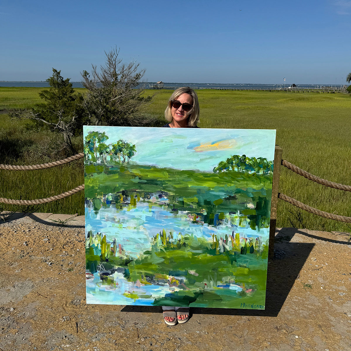 Coastal Abstract Fine Art by Pamela Wingard Fine Art
