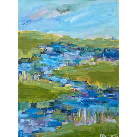 Always Spring | Abstract Coastal Painting