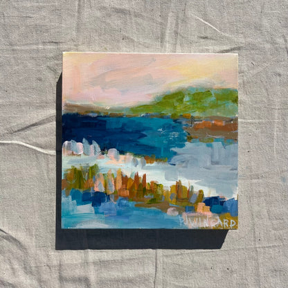 American Countryside | Abstract Coastal Painting