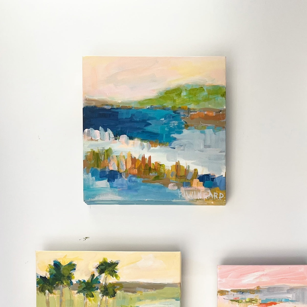 American Countryside | Abstract Coastal Painting