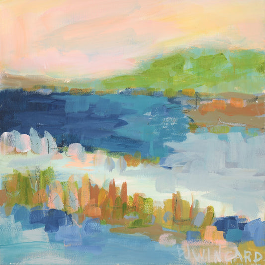 American Countryside | Abstract Coastal Painting