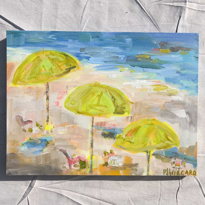 Beach Girl | Abstract Coastal Painting