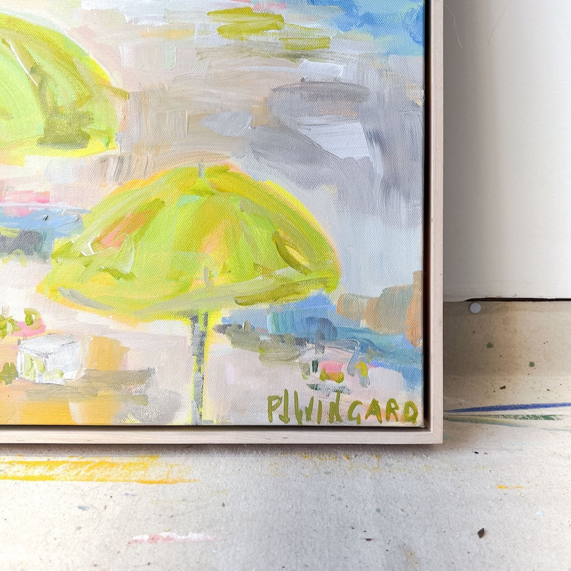 Beach Girl | Abstract Coastal Painting