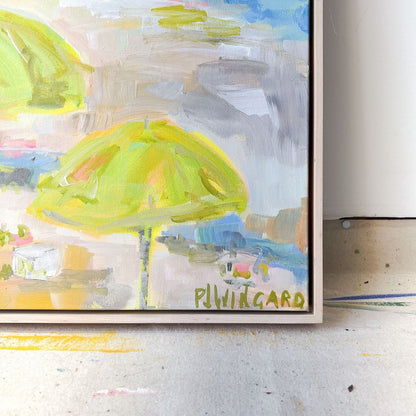 Beach Girl | Abstract Coastal Painting