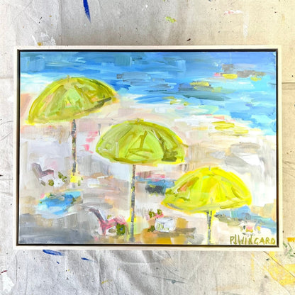 Beach Girl | Abstract Coastal Painting