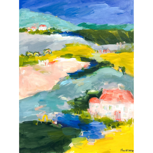 Be the Sunshine | Abstract Coastal Painting