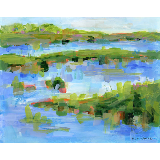 If I Can Dream Coastal Abstract Fine Art Collection by Pamela Wingard Fine Art
