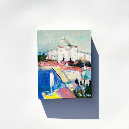 Bubbles in the Afternoon | Abstract Coastal Painting