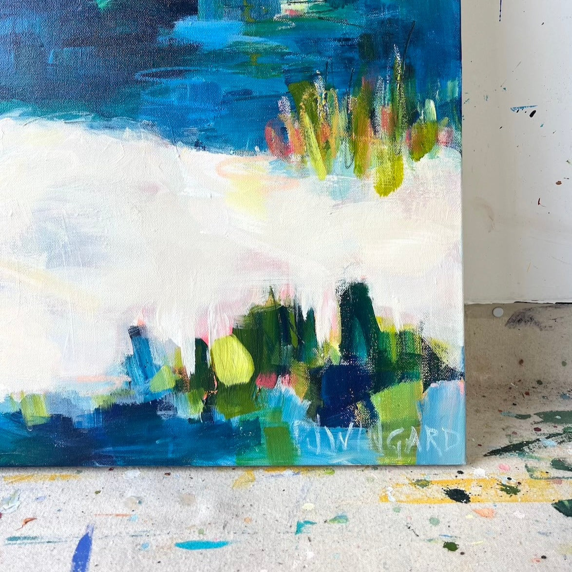 Carefree | Abstract Coastal Painting