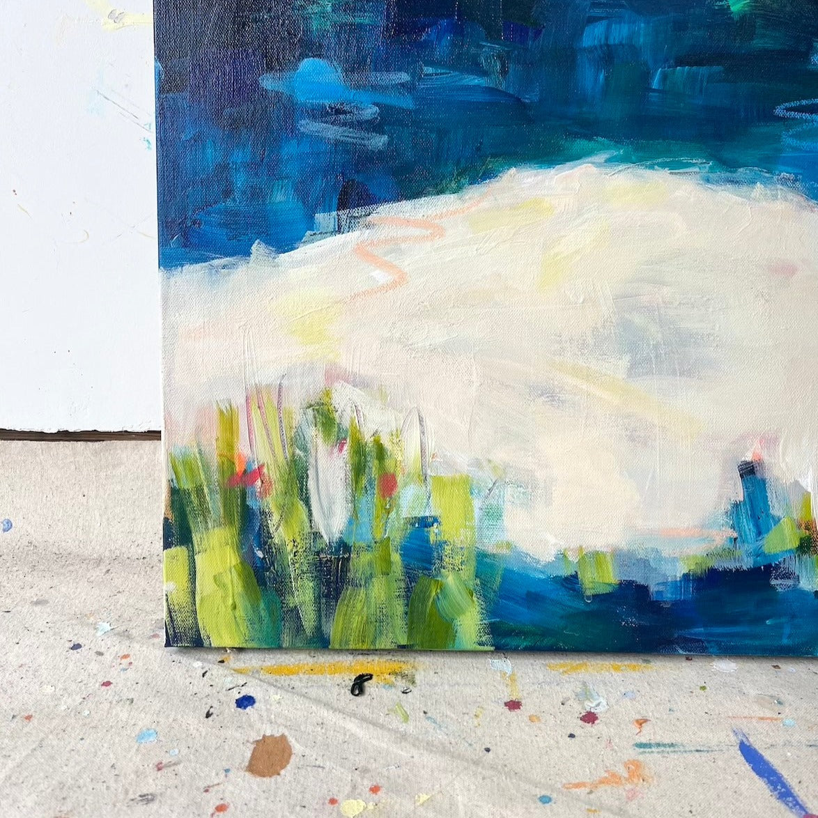 Carefree | Abstract Coastal Painting