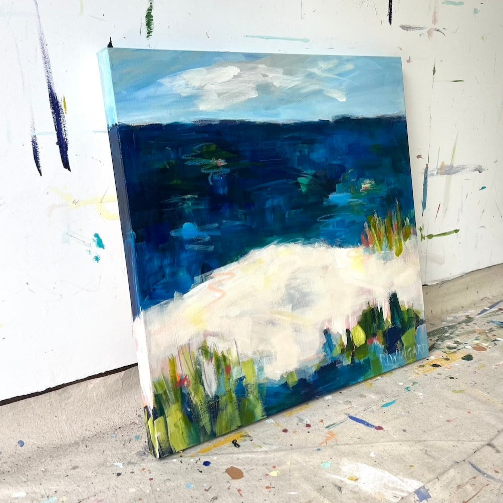 Carefree | Abstract Coastal Painting