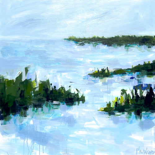 Cloud Nine Abstract Coastal Painting
