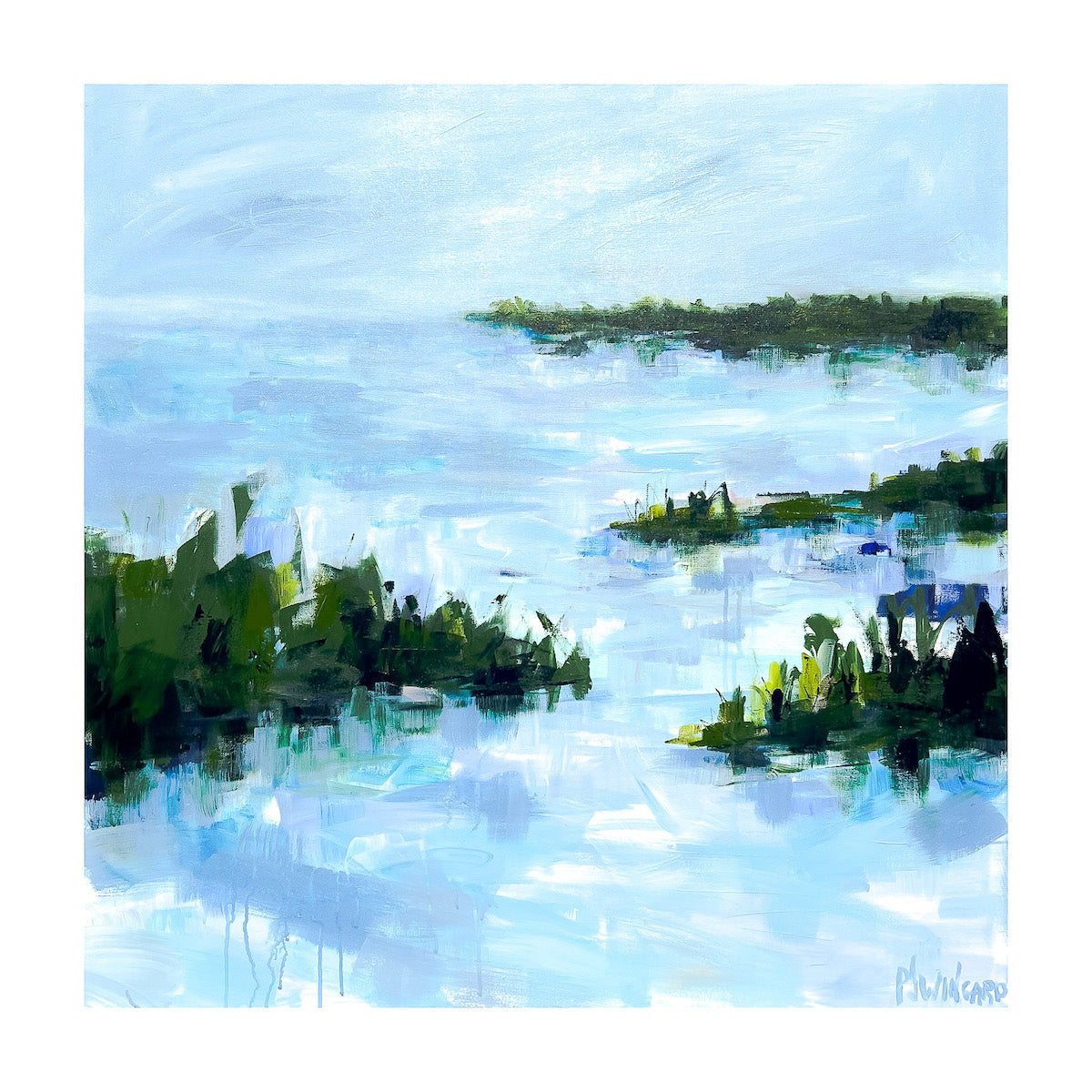 Cloud Nine | Abstract Coastal Painting