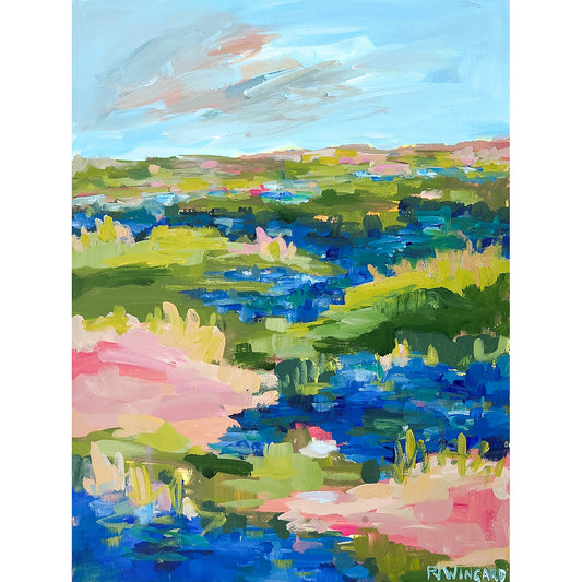 Encouraging Words | Abstract Coastal Painting