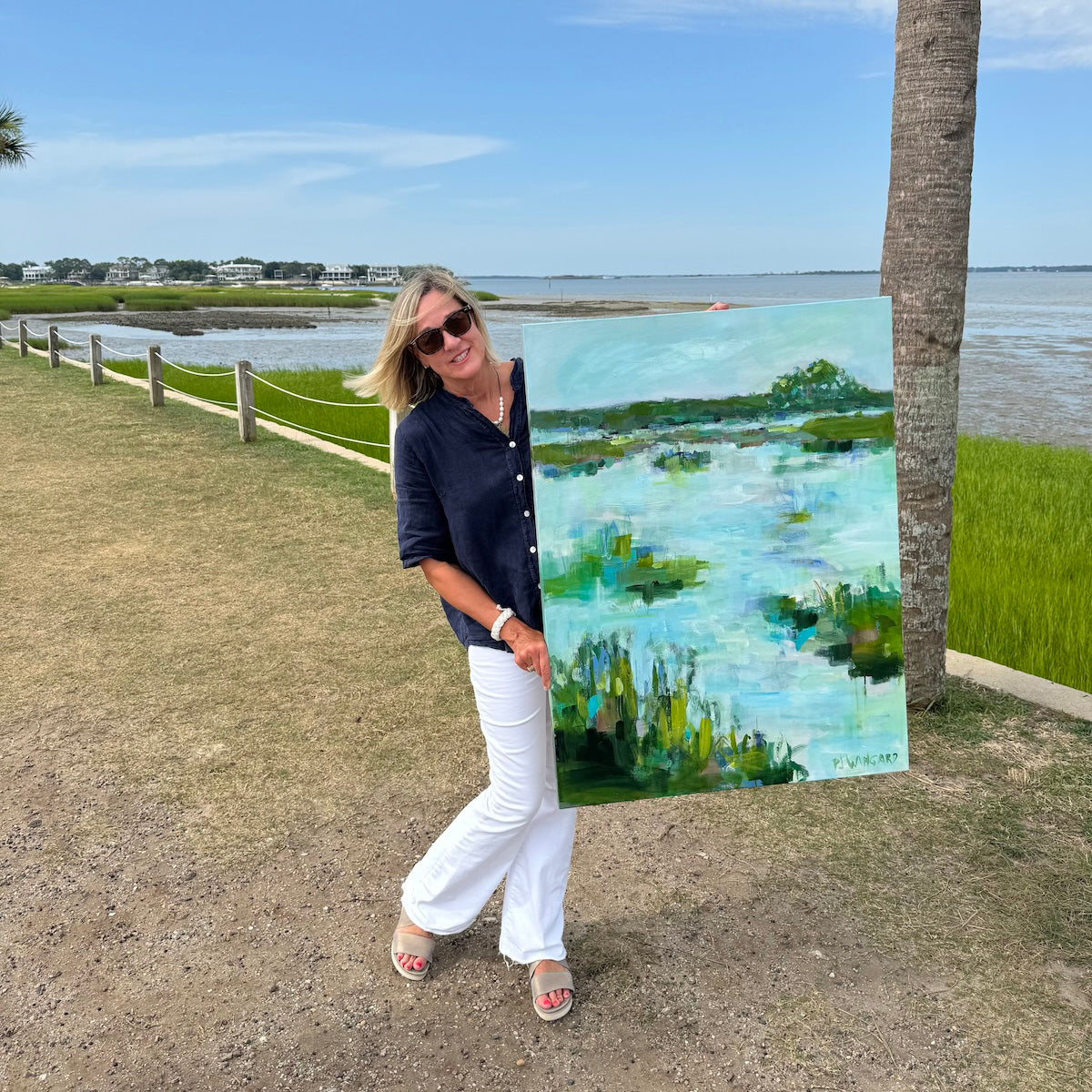 Coastal Abstract Fine Art by Pamela Wingard Fine Art