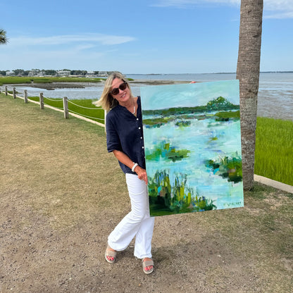 Coastal Abstract Fine Art by Pamela Wingard Fine Art