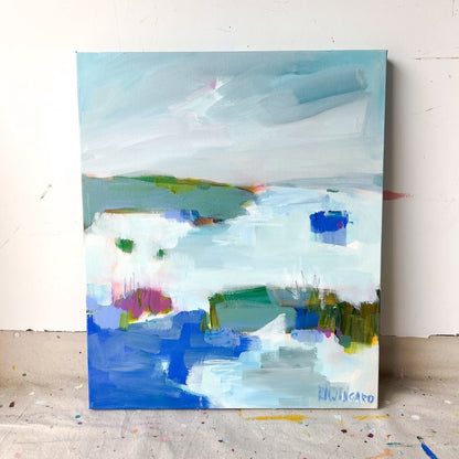 From Me to You | Abstract Coastal Painting
