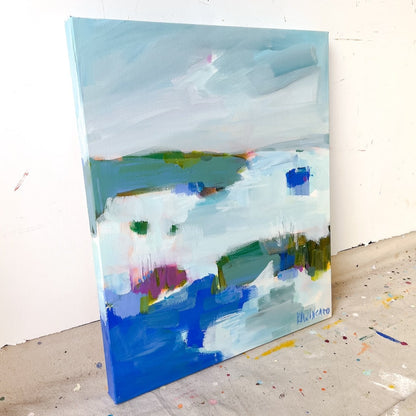 From Me to You | Abstract Coastal Painting