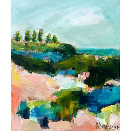 Grazie | Abstract Coastal Painting