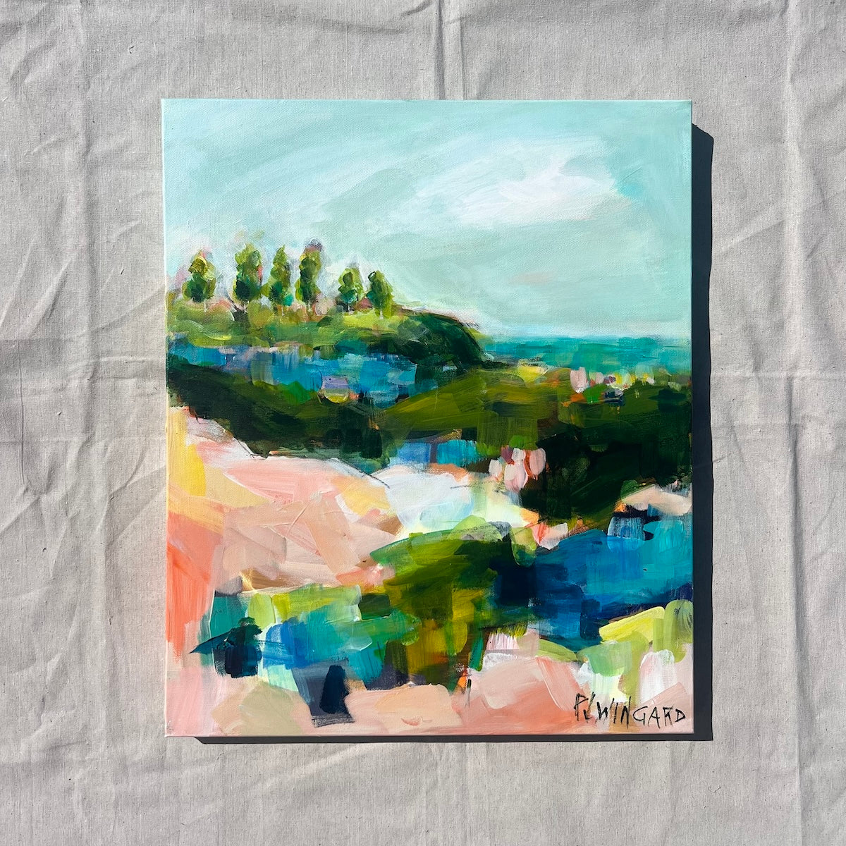 Grazie | Abstract Coastal Painting