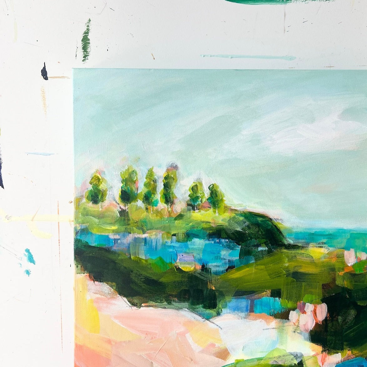 Grazie | Abstract Coastal Painting