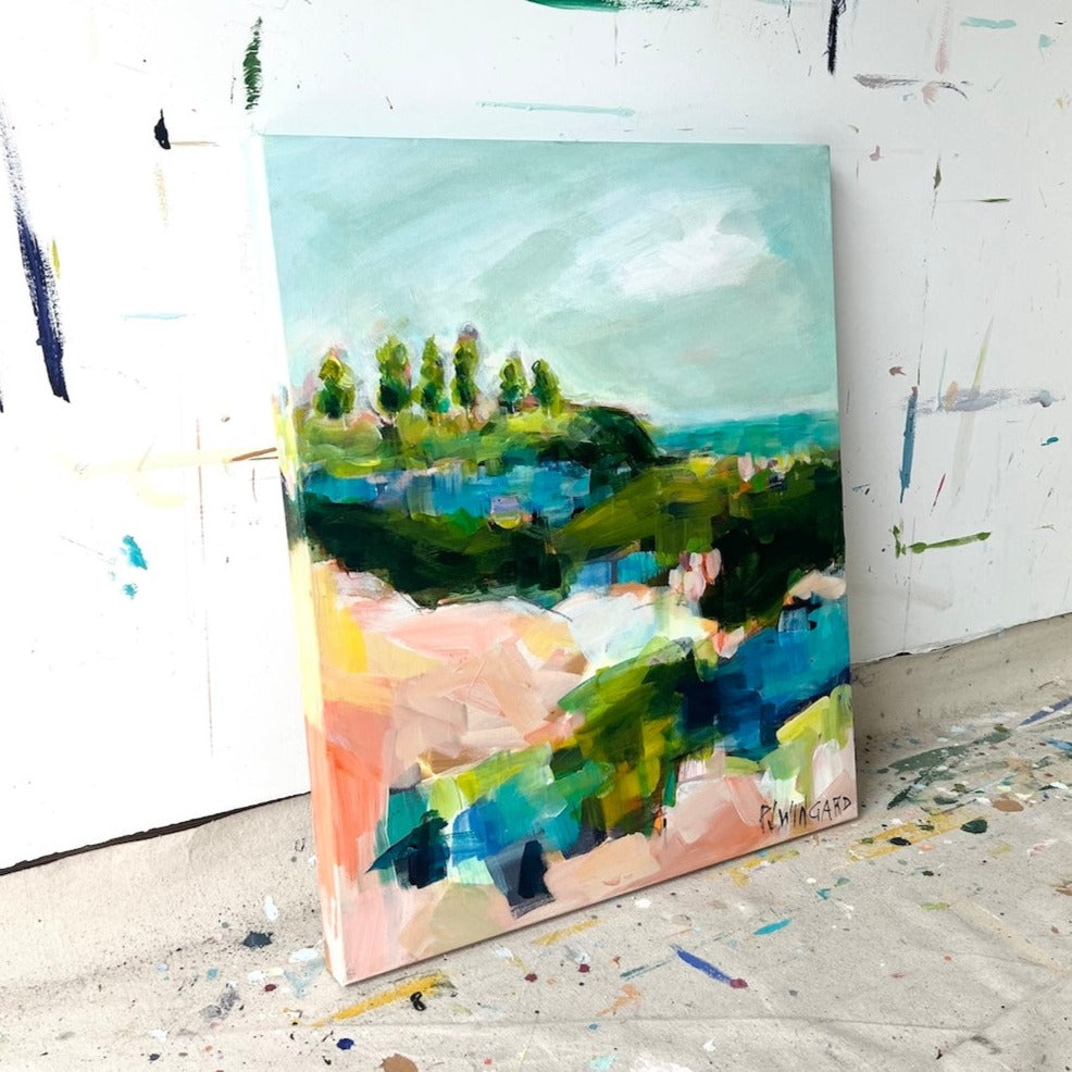 Grazie | Abstract Coastal Painting