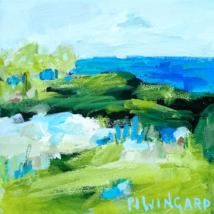 Have I Told You Lately | Abstract Coastal Painting