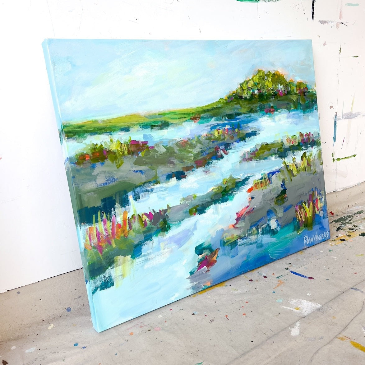 Heartbreaker | Abstract Coastal Painting