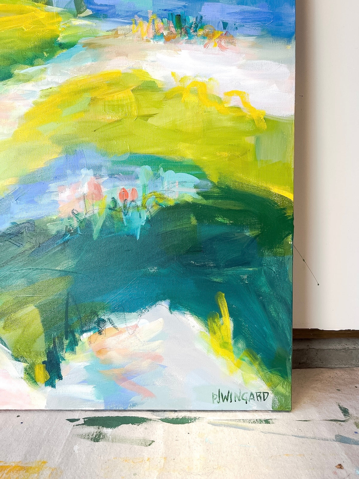 Hello Sunshine | Abstract Coastal Painting