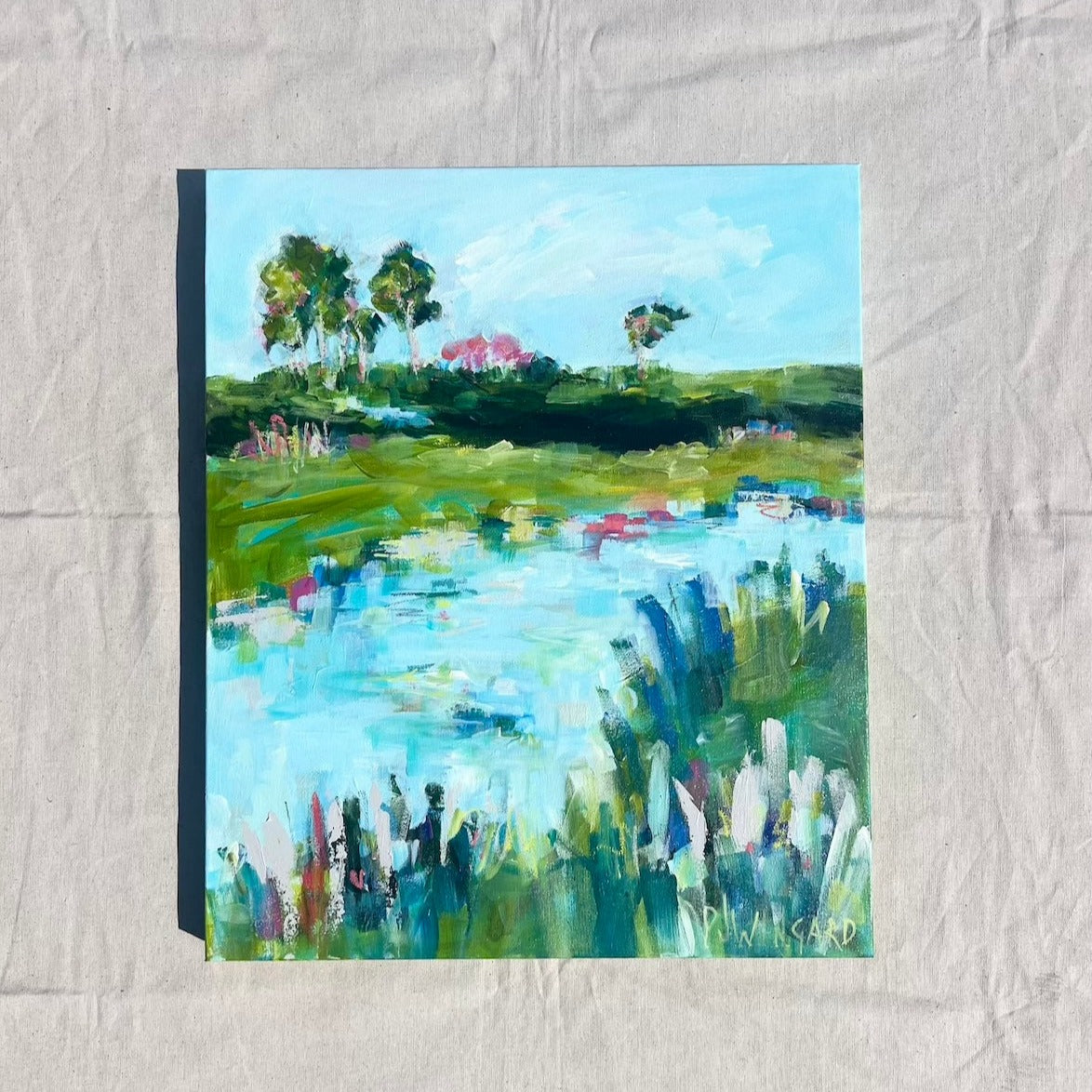 Hope for the Future | Abstract Coastal Painting