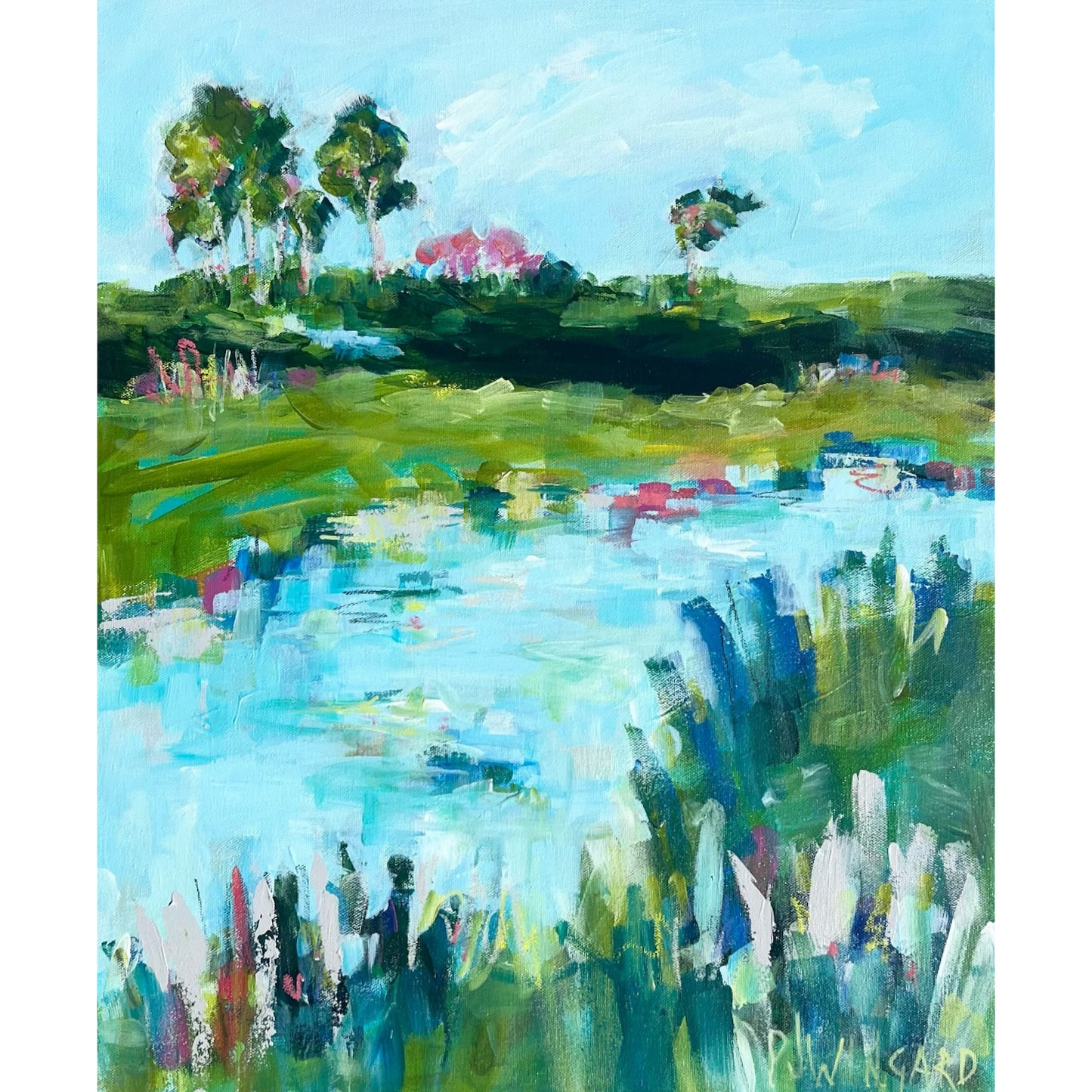 Hope for the Future | Abstract Coastal Painting
