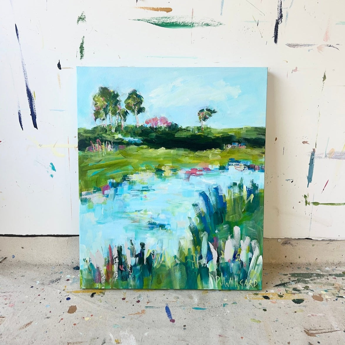 Hope for the Future | Abstract Coastal Painting