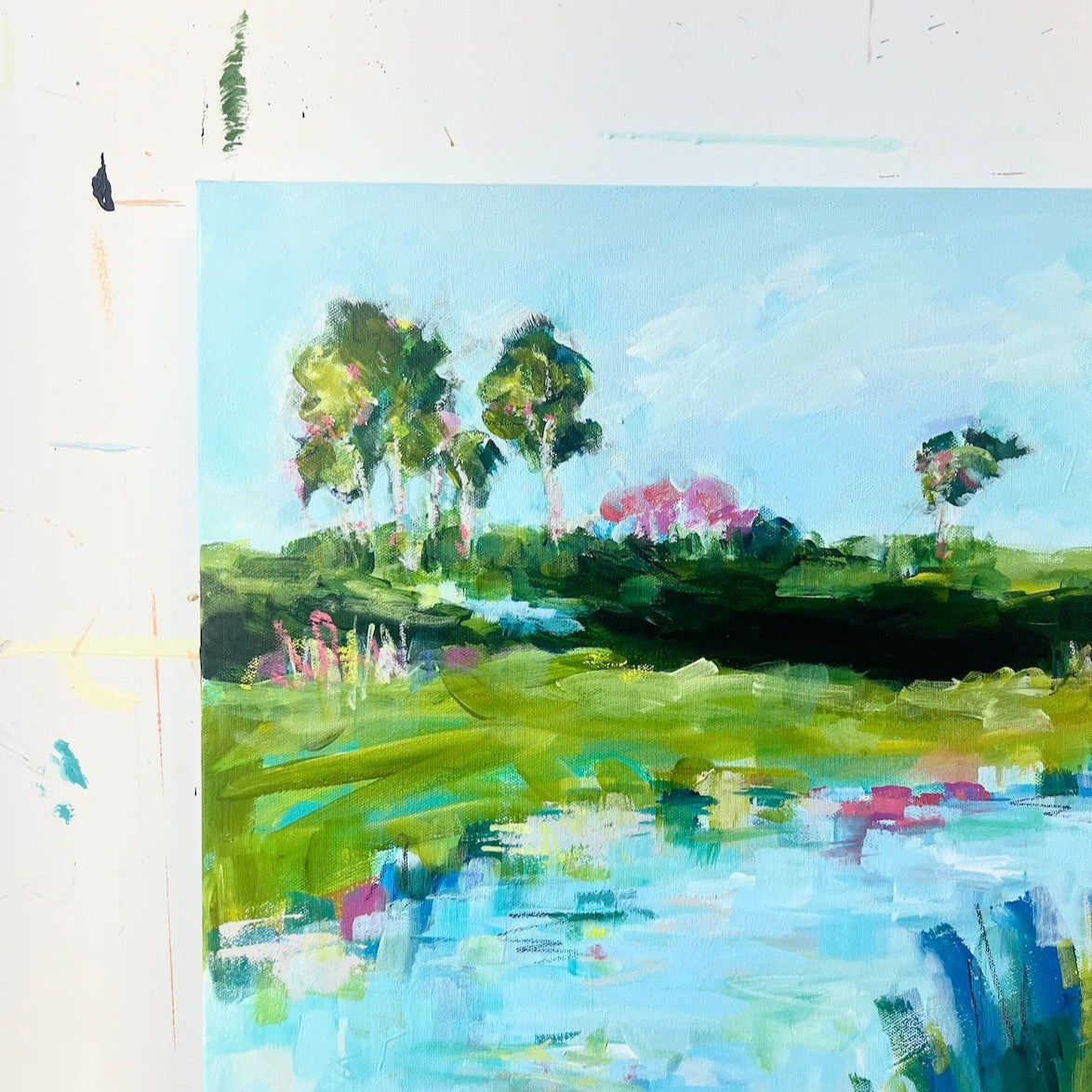 Hope for the Future | Abstract Coastal Painting