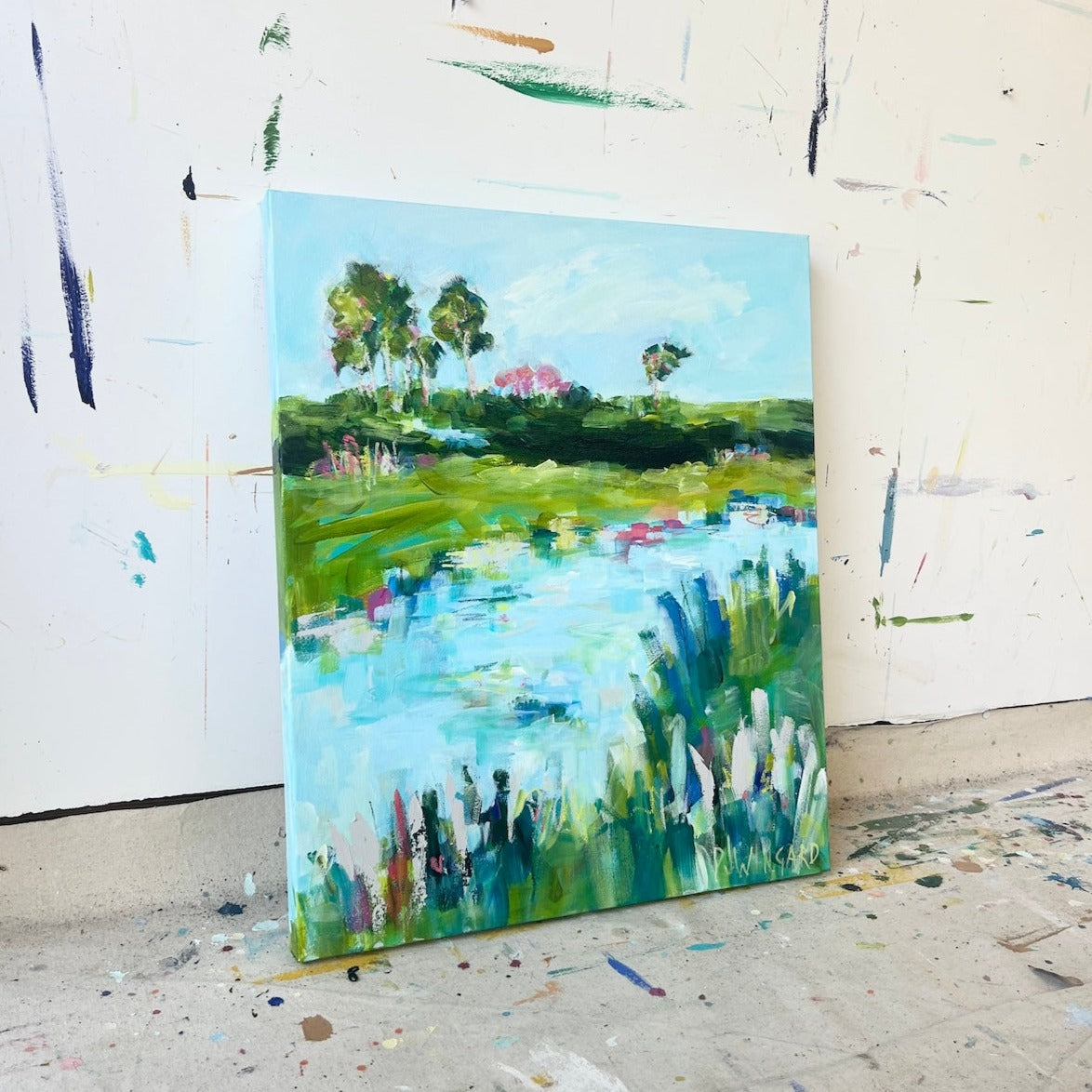 Hope for the Future | Abstract Coastal Painting