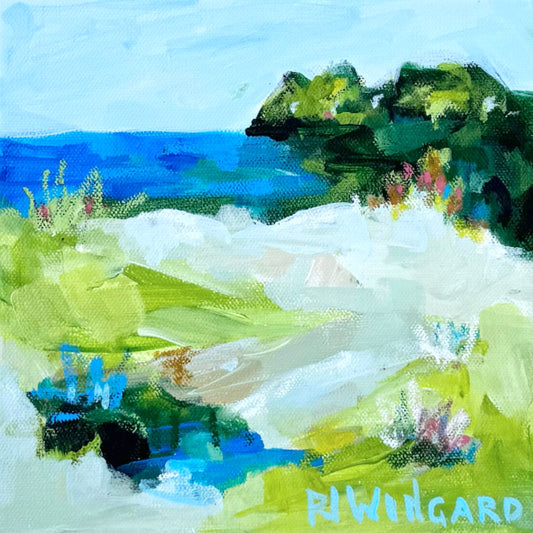 I Will Always Love You | Abstract Coastal Painting