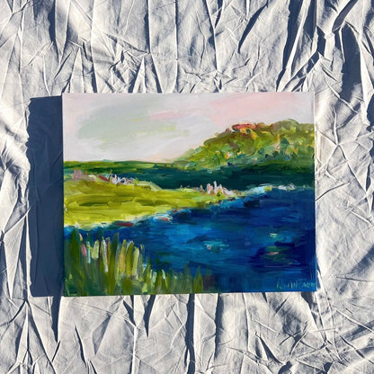 It's Not Unusual | Abstract Coastal Painting