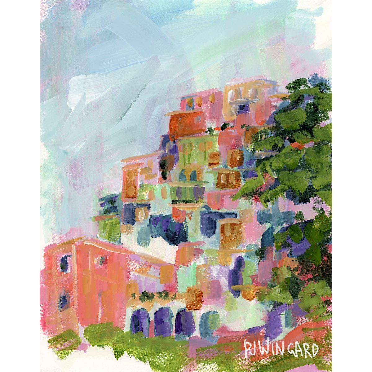 Abstract fine art giclée print by Pamela Wingard.