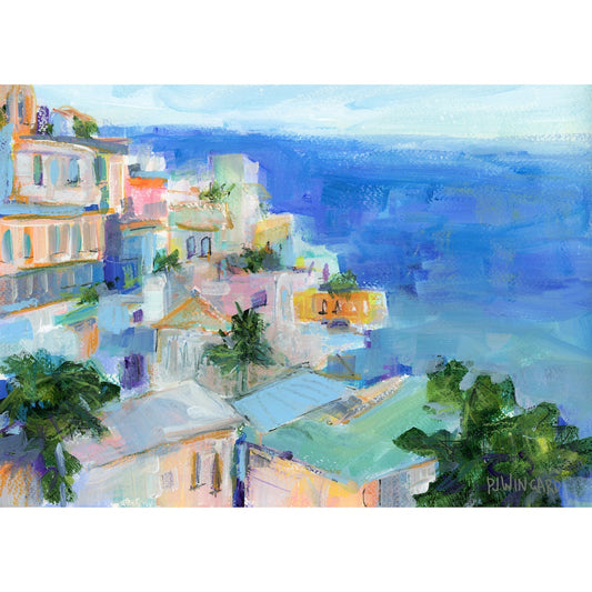 Abstract fine art giclée print by Pamela Wingard.