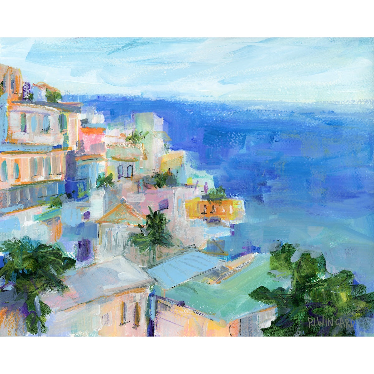 Abstract fine art giclée print by Pamela Wingard.