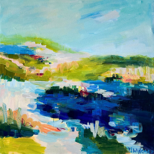 Lighthearted | Abstract Coastal Painting