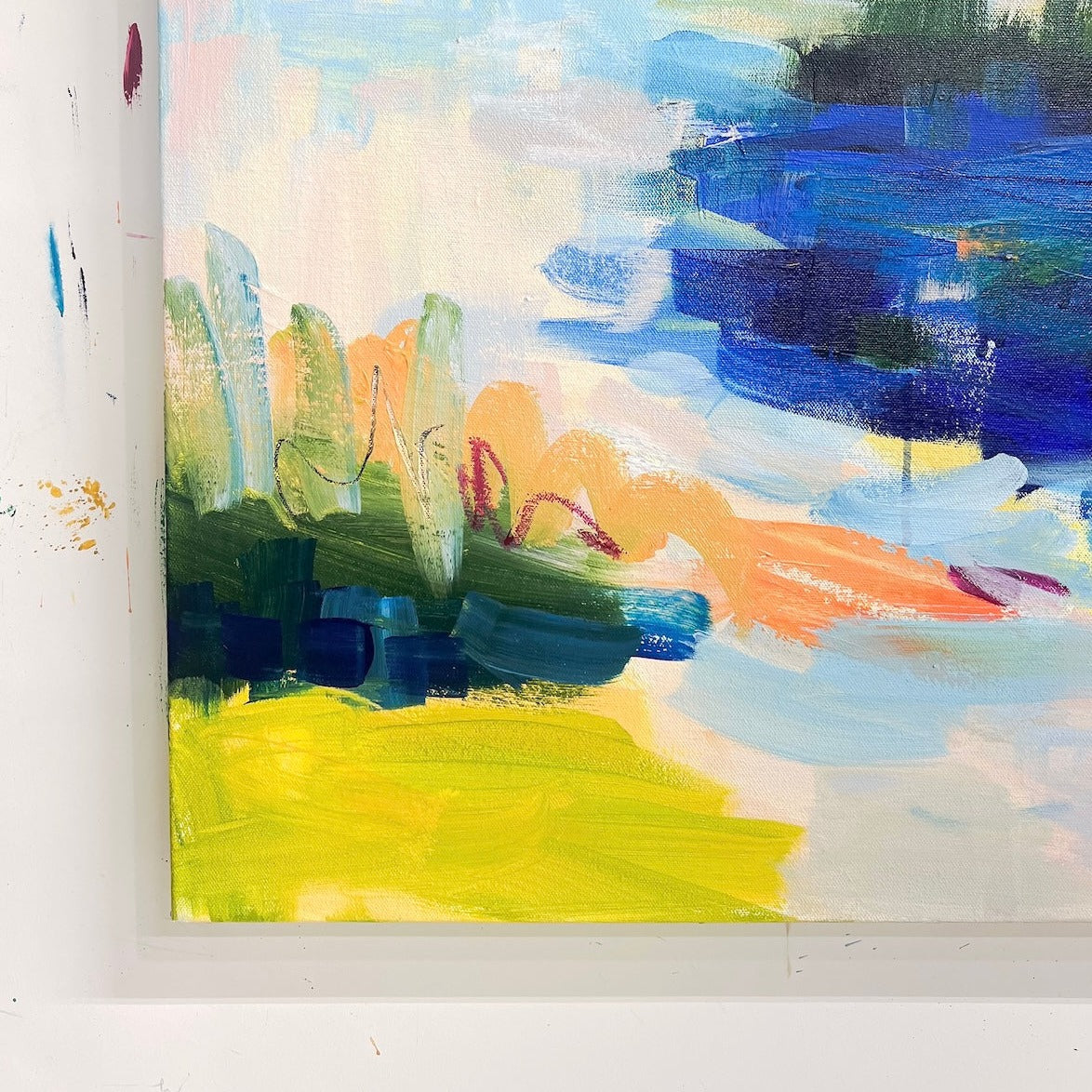 Lighthearted | Abstract Coastal Painting