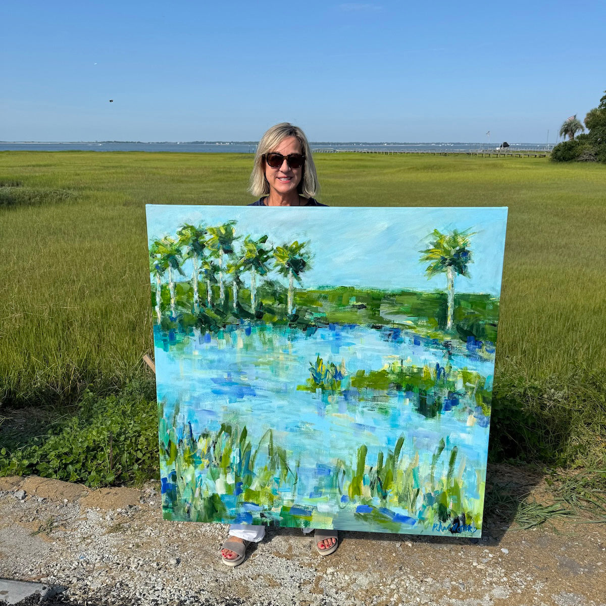 Coastal Abstract Fine Art by Pamela Wingard Fine Art