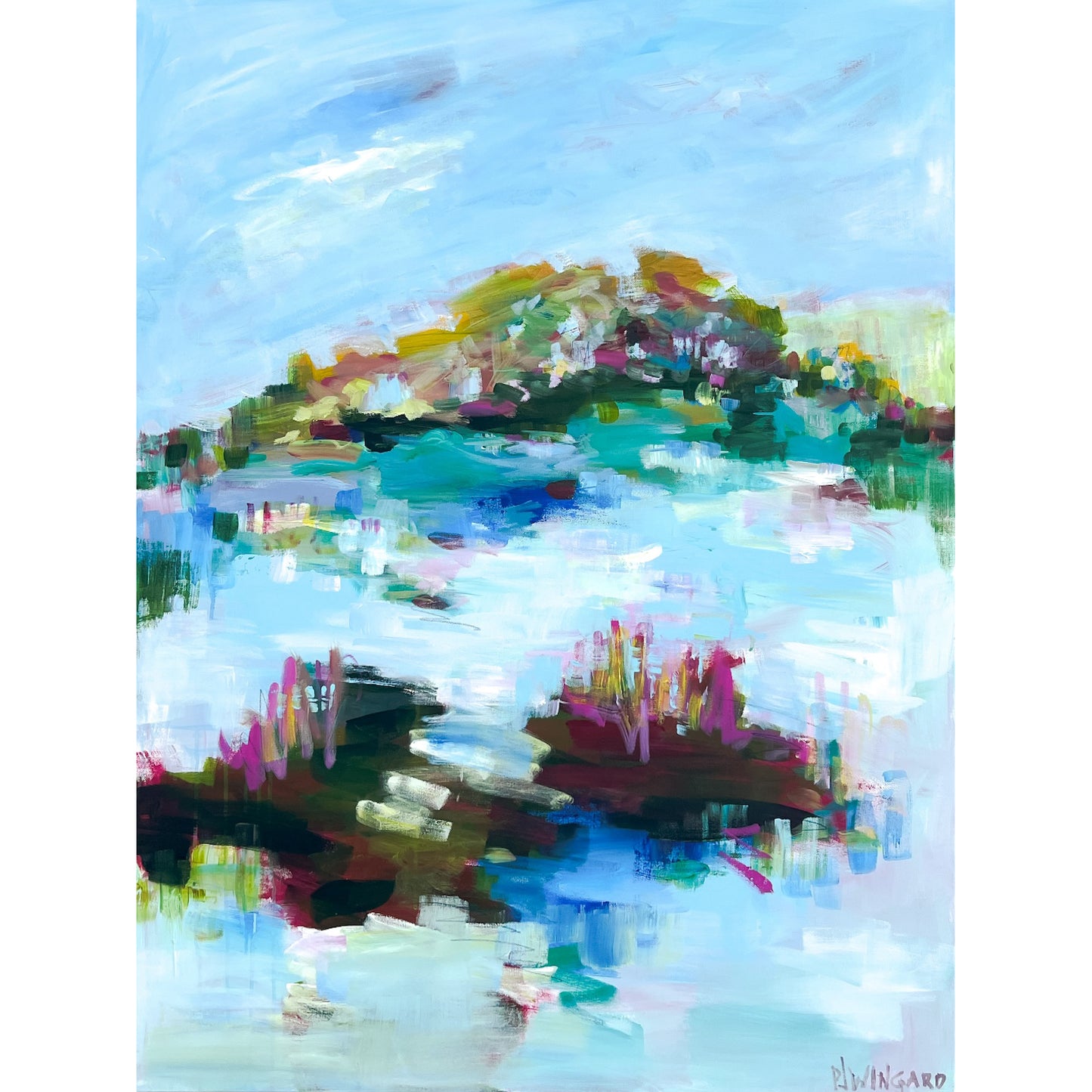 Little Darlin' | Abstract Coastal Painting