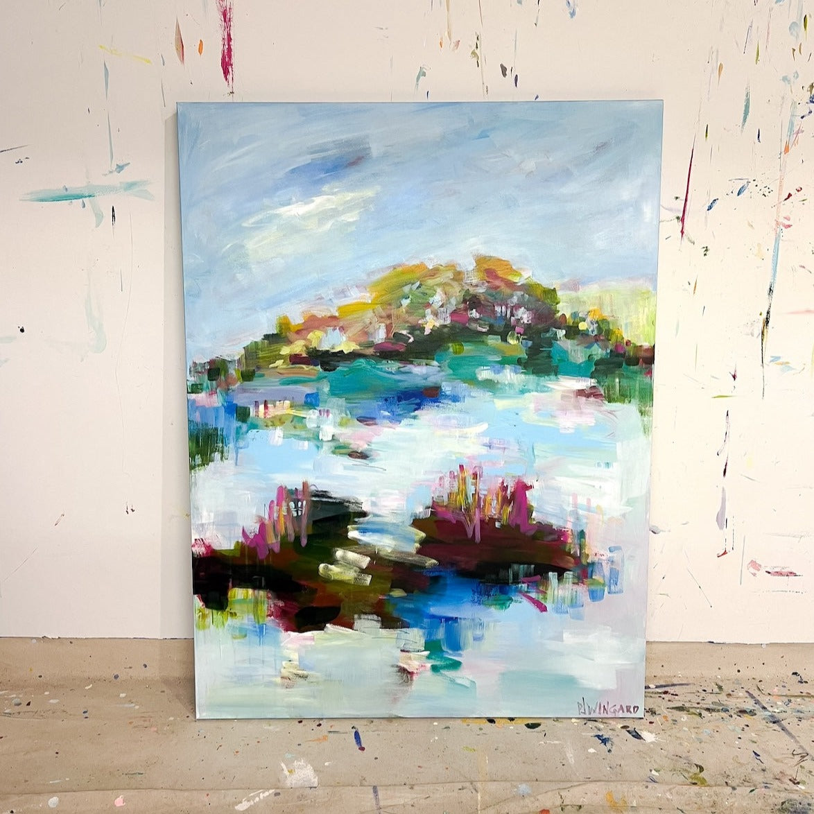 Little Darlin' | Abstract Coastal Painting