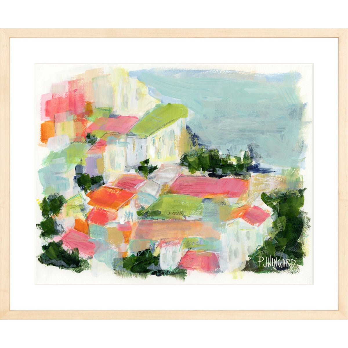 Abstract fine art giclée print by Pamela Wingard.