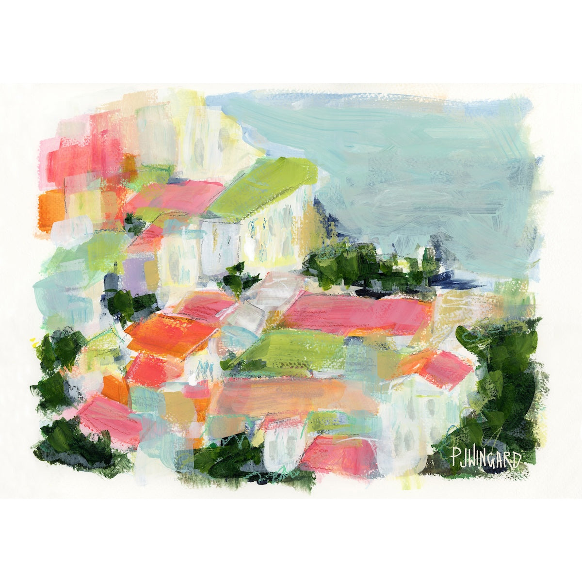 Abstract fine art giclée print by Pamela Wingard.